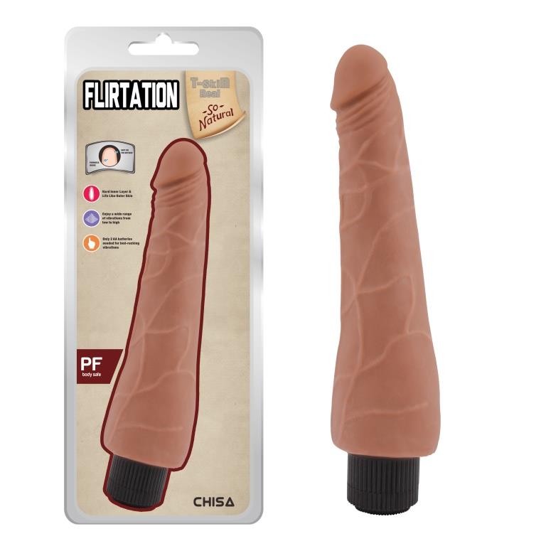 Реалистичный вибратор – The Ultra Soft Dude Vibrating 9"