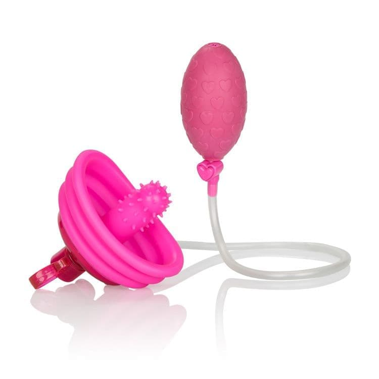 California Exotic Novelties Venus Butterfly Pump Pink - Вібронасос для клітора, 4х2 см