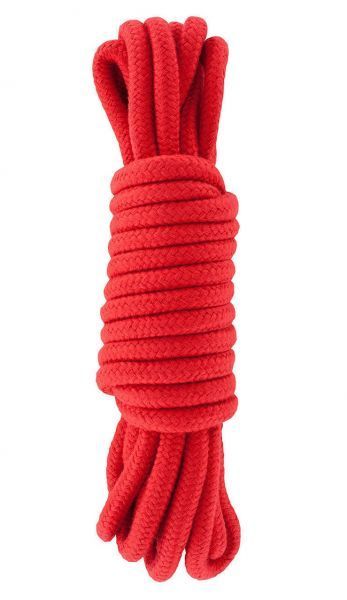 Мотузка для бондажу Bondage Rope, 5 м, Red