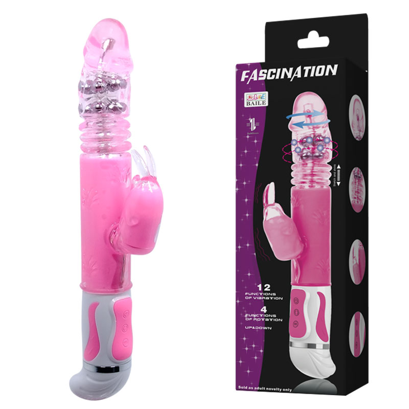 Вібратор - Fascination Vibrating & Rotating, 30 см