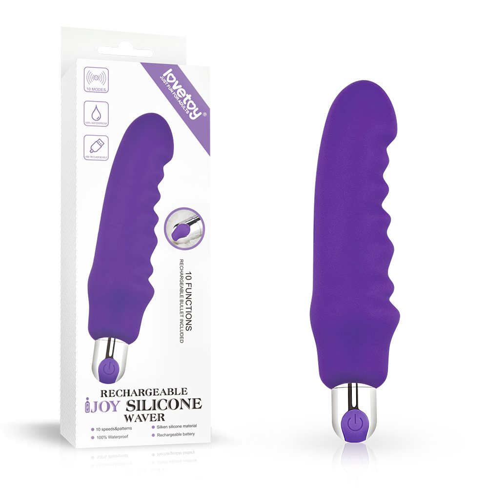 Вібратор - IJOY Rechargeable Silicone Waver Purple