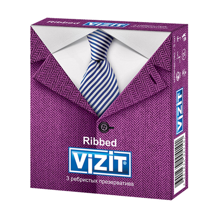 VIZIT Ribbed №3, 3 шт