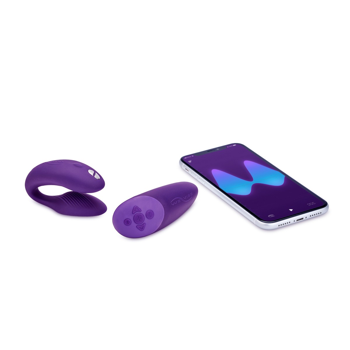 We-Vibe Chorus - сенсорний вібратор для пар з дистанційним керуванням, 7,9 х3, 3 см (пурпурний)