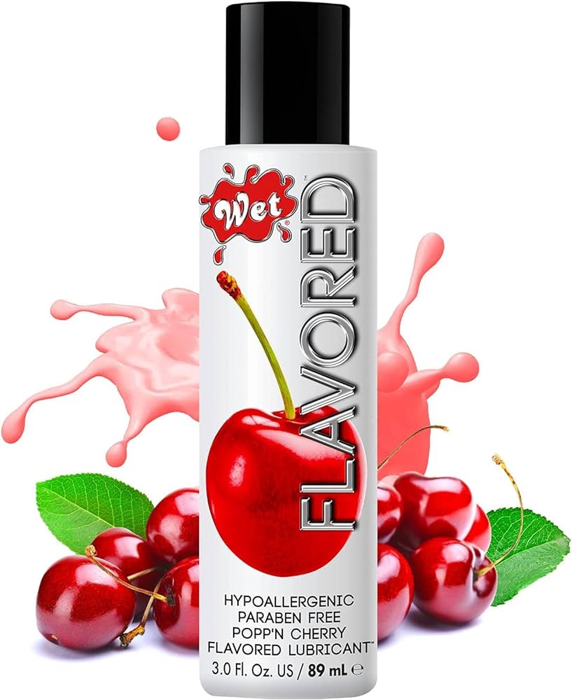 WET CLEAR FLAVORED SWEET CHERRY - їстівний лубрикант, 89 мл (вишня)