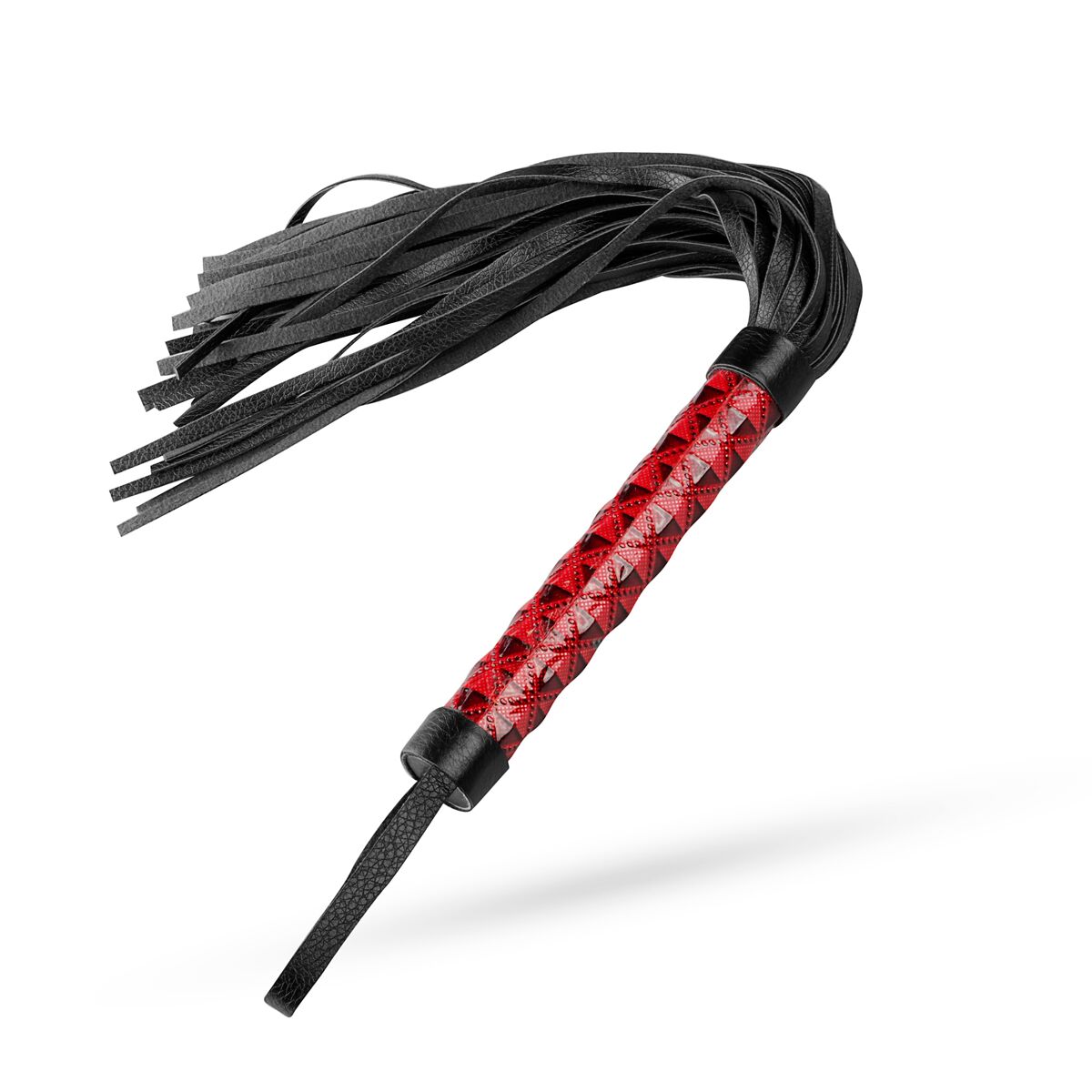 Whipped - Beat It Flogger - Red - плеть-флогер из экокожи (красный)