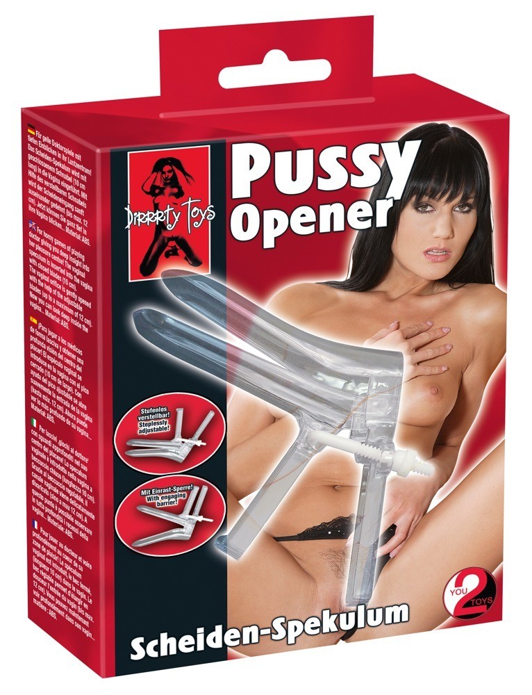 You2Toys Pussy Opener - вагинальное зеркало расширитель, до 12 см (прозрачный)