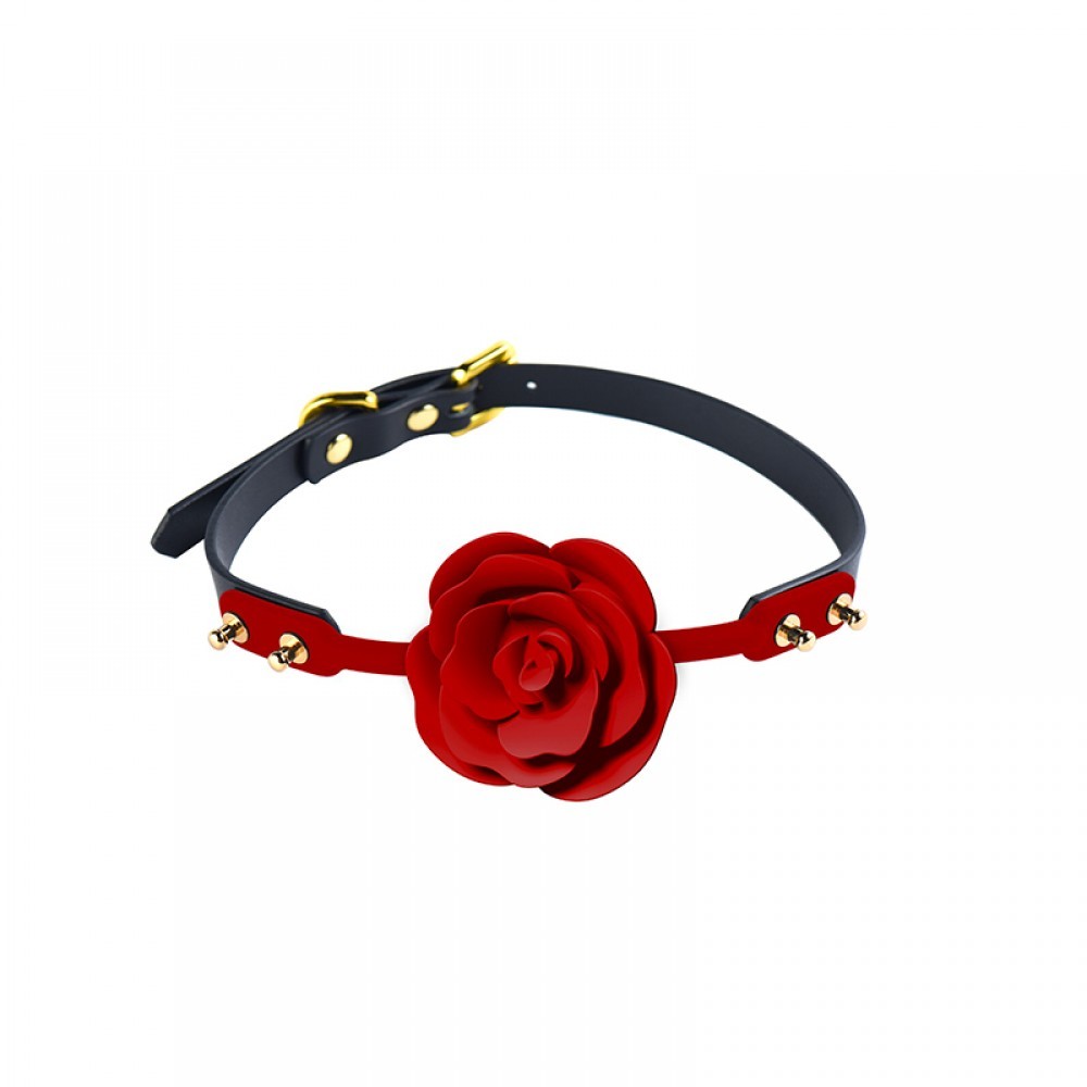 Zalo - Rose Ball Gag - Роскошный кляп в виде розы