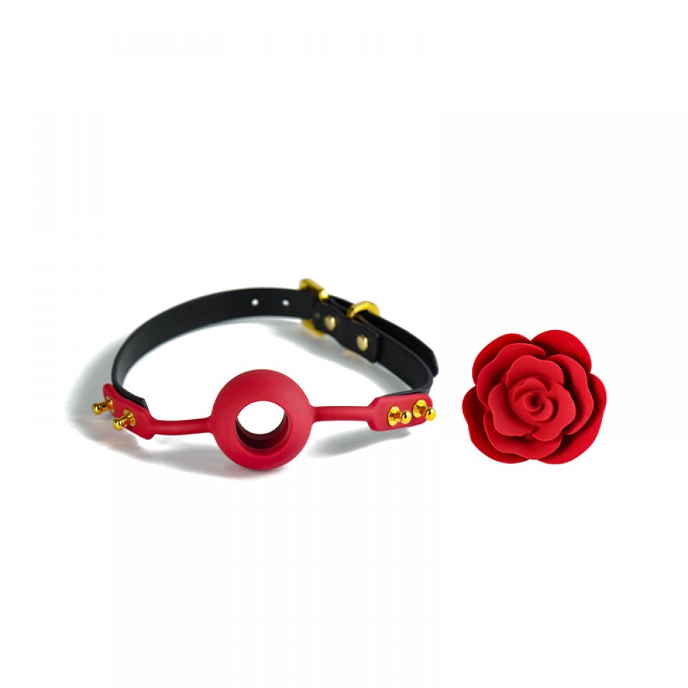 Zalo - Rose Ball Gag - Роскошный кляп в виде розы